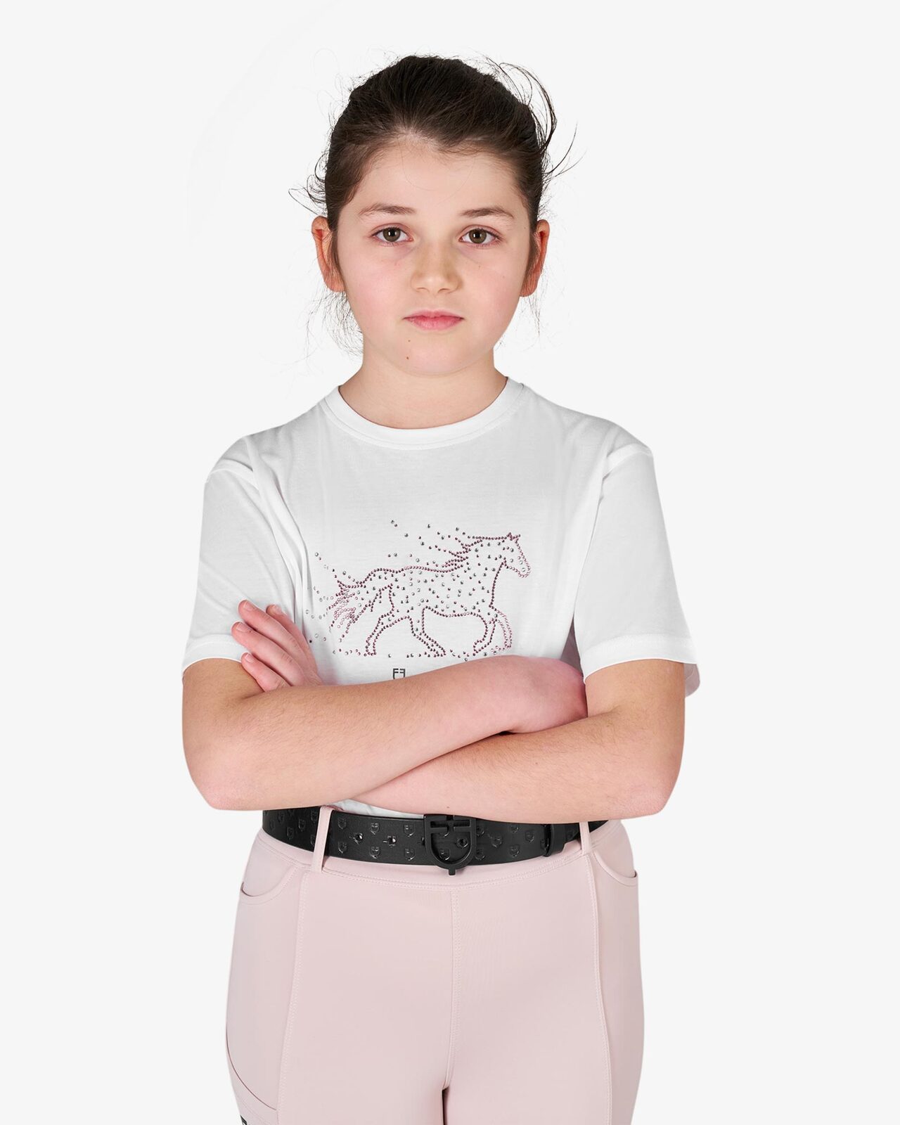 Girls' Stone Horse cotton T-shirt