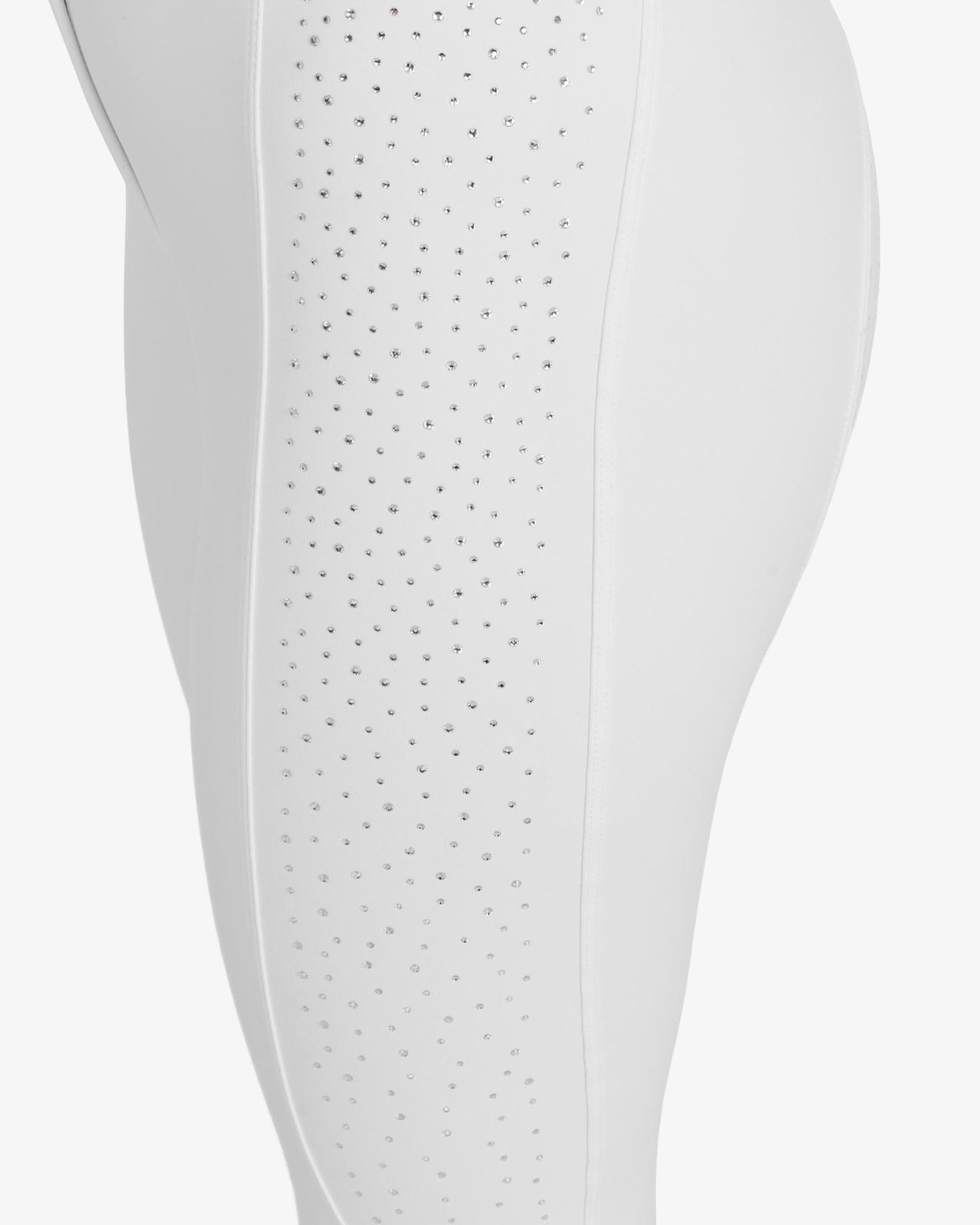 Women's high-waisted full grip breeches with rhinestones