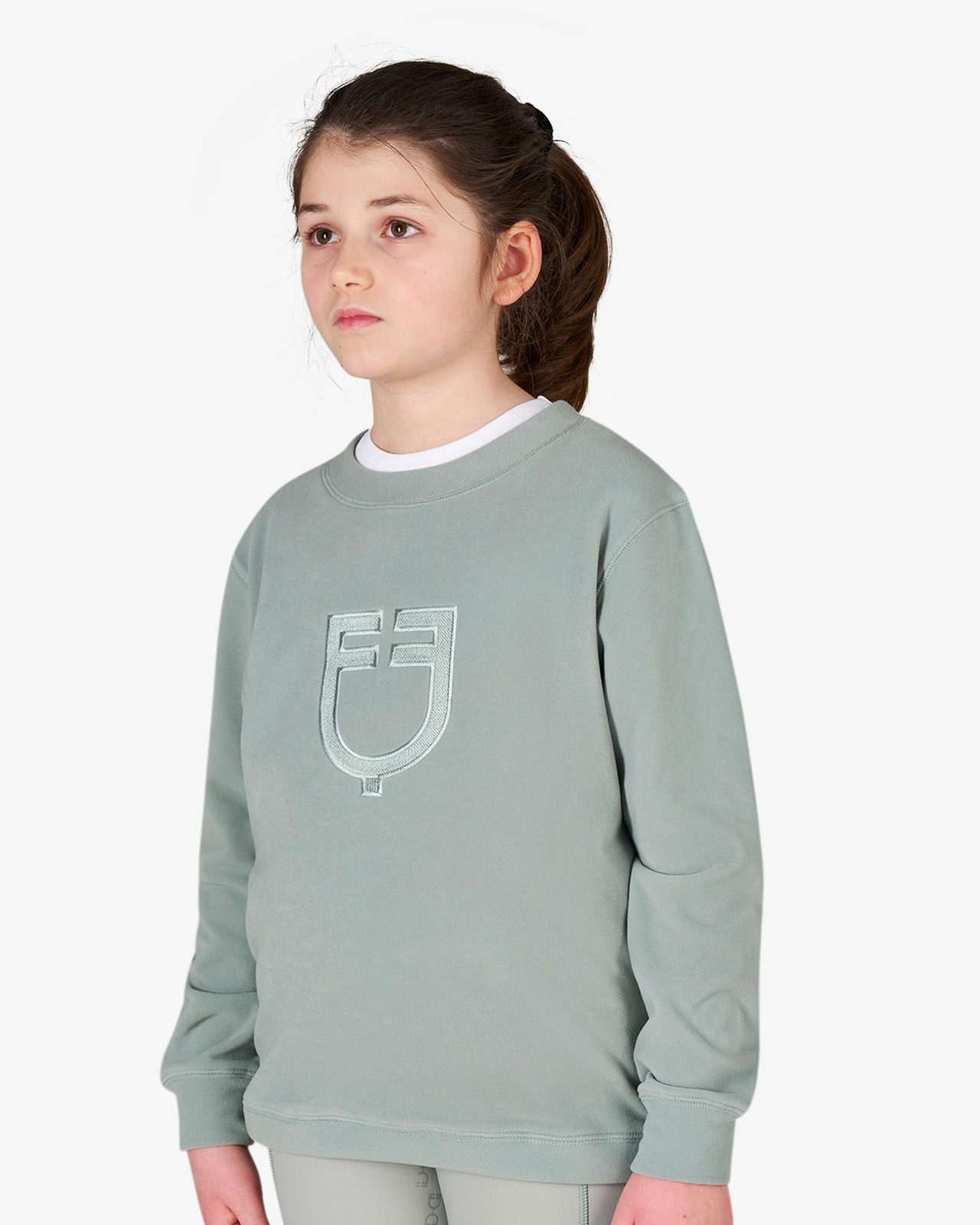 Kids' unisex crewneck fleece sweatshirt