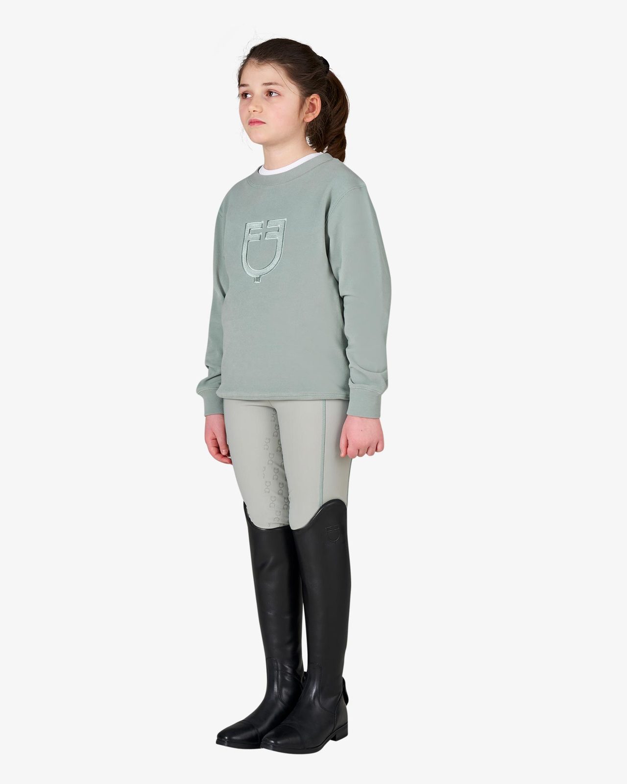 Kids' unisex crewneck fleece sweatshirt