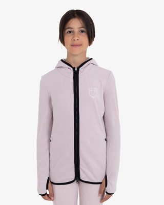 Kids' unisex fleece zip-up hoodie