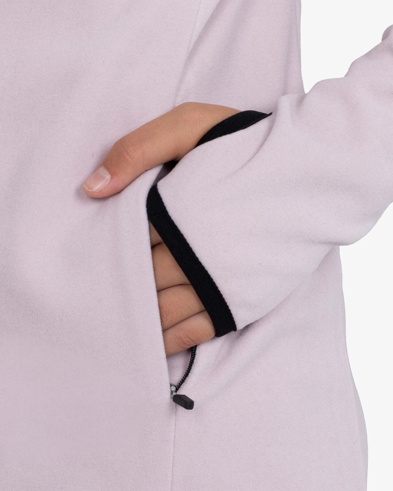 Kids' unisex fleece zip-up hoodie