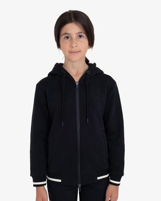 Kids' unisex hoodie with front zip