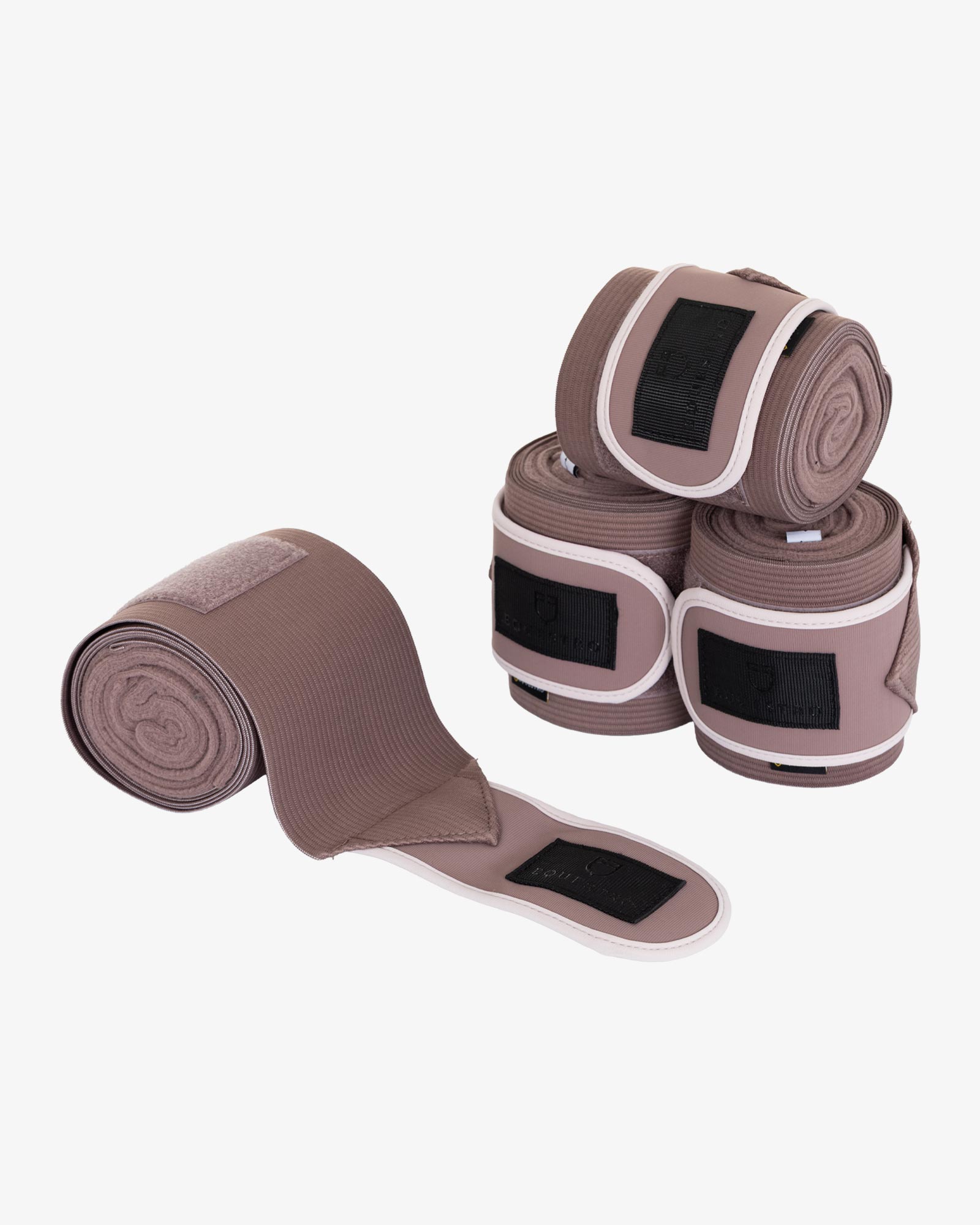 Fleece working bandages with elastic
