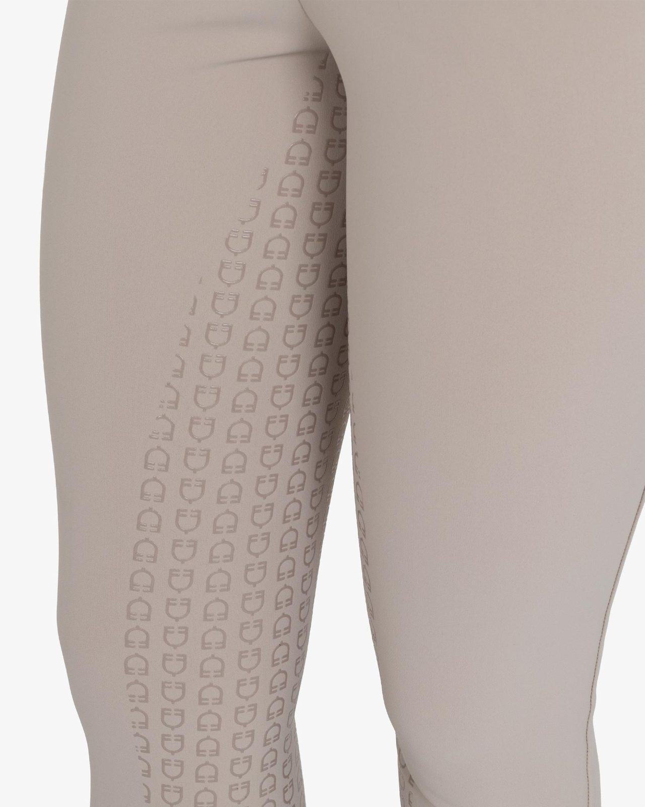 Women's high-waisted full grip breeches in bi-stretch fabric