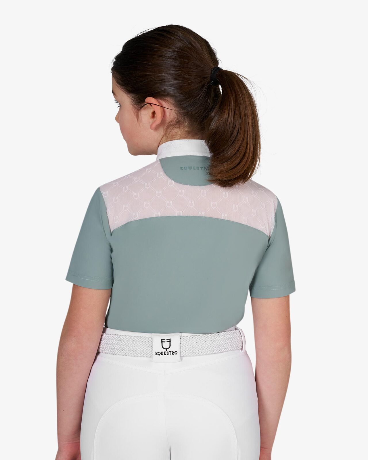 Girls’ competition polo shirt with tulle