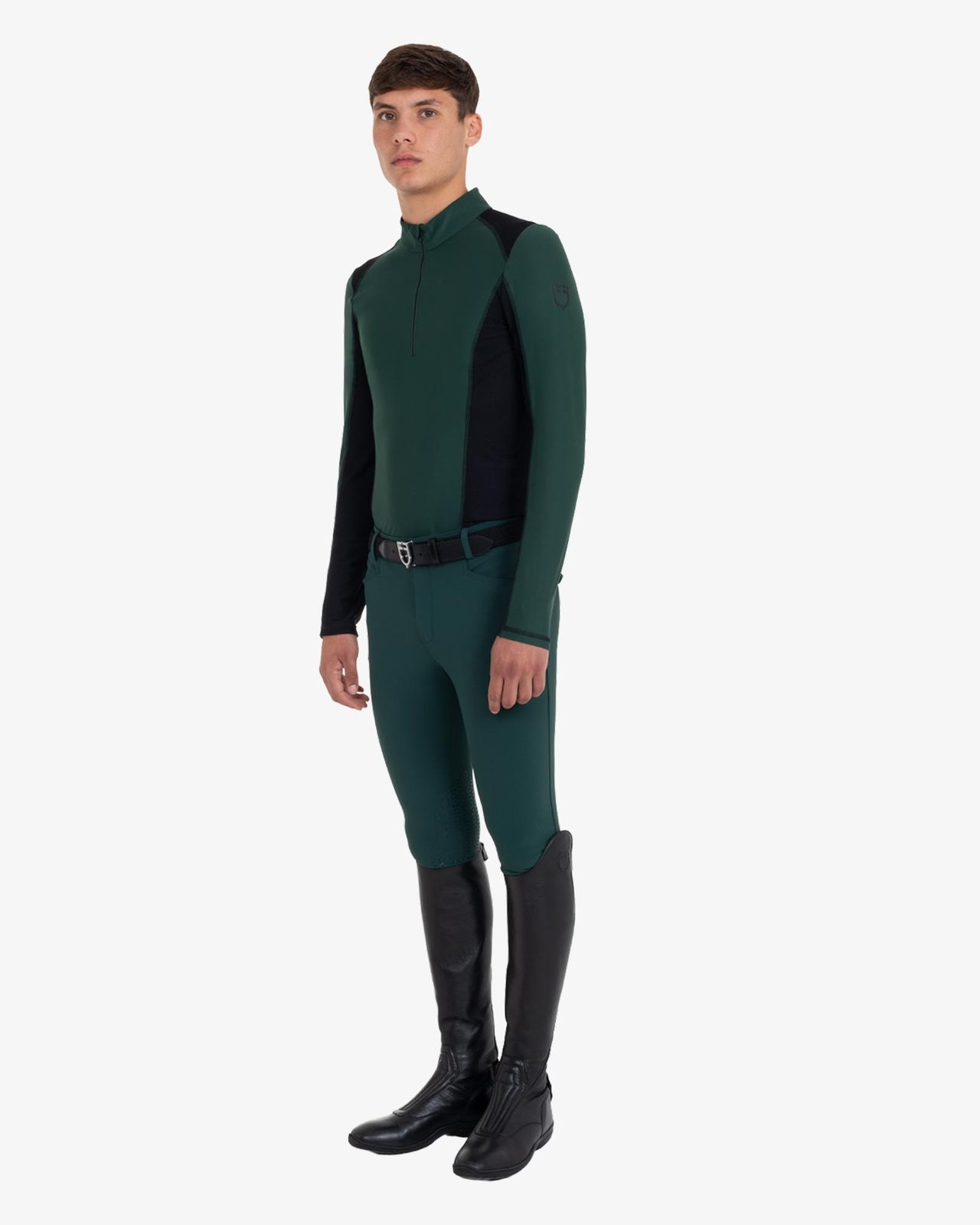 Men’s slim-fit knee grip breeches
