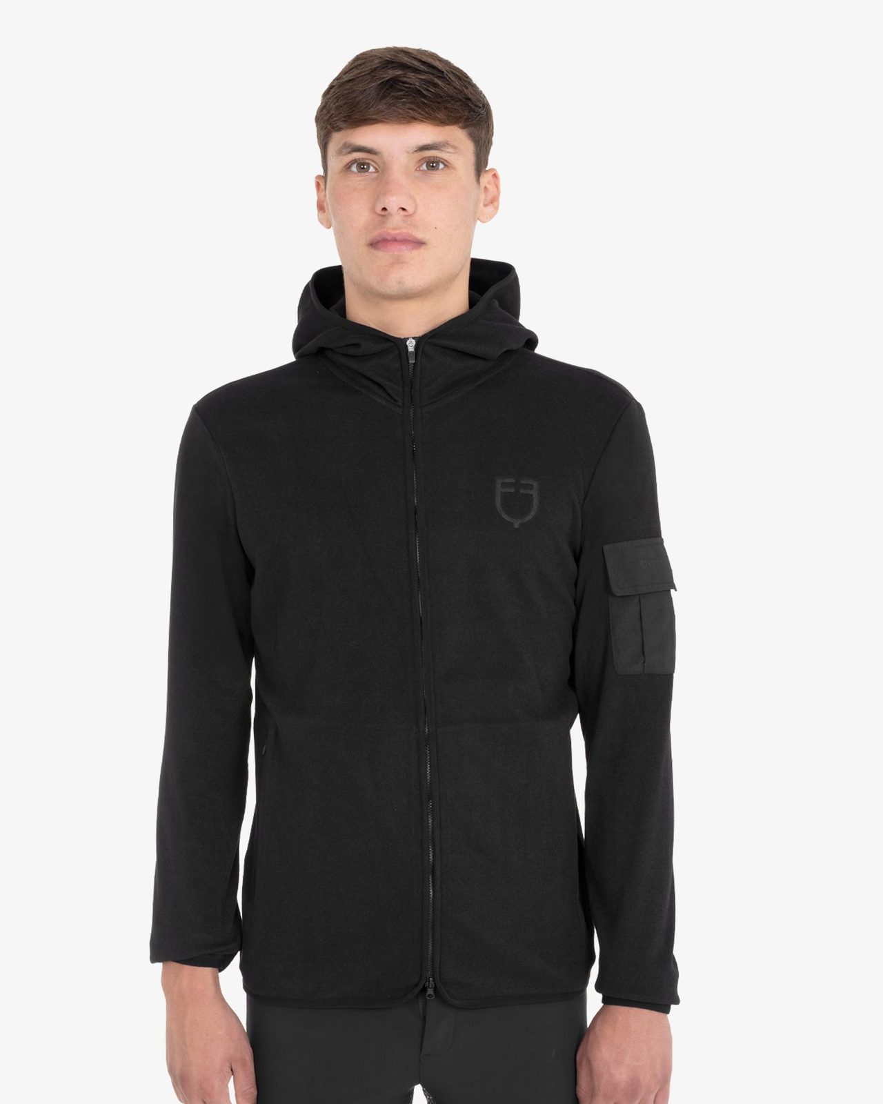 Men’s fleece zip-up hoodie