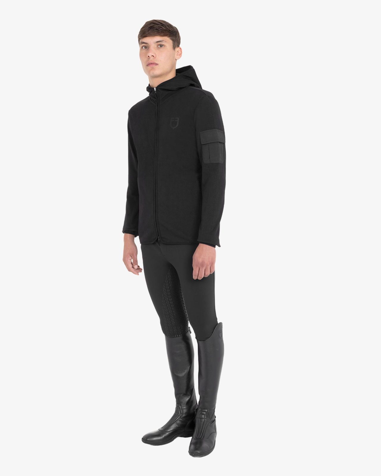 Men’s fleece zip-up hoodie