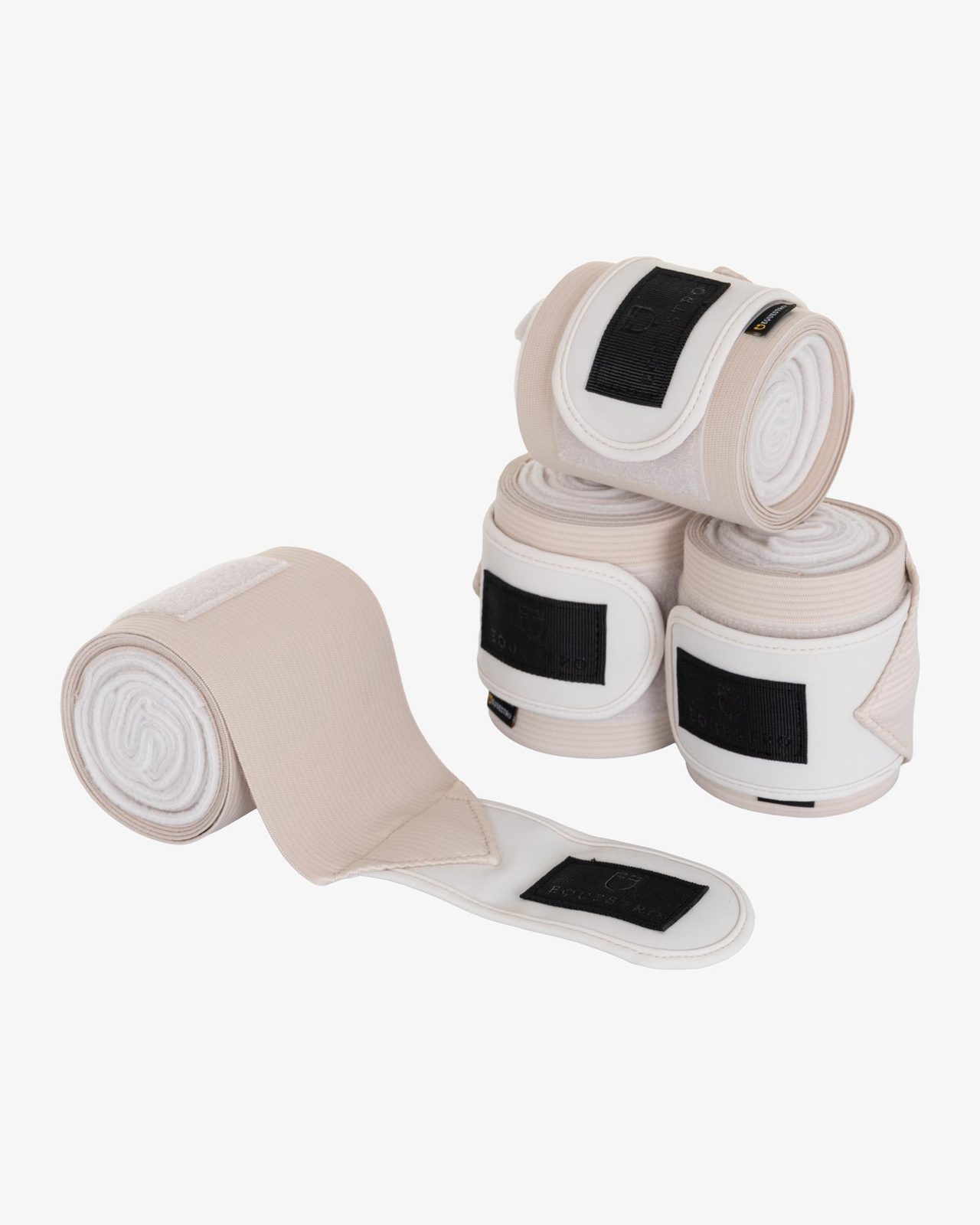 Fleece working bandages with elastic