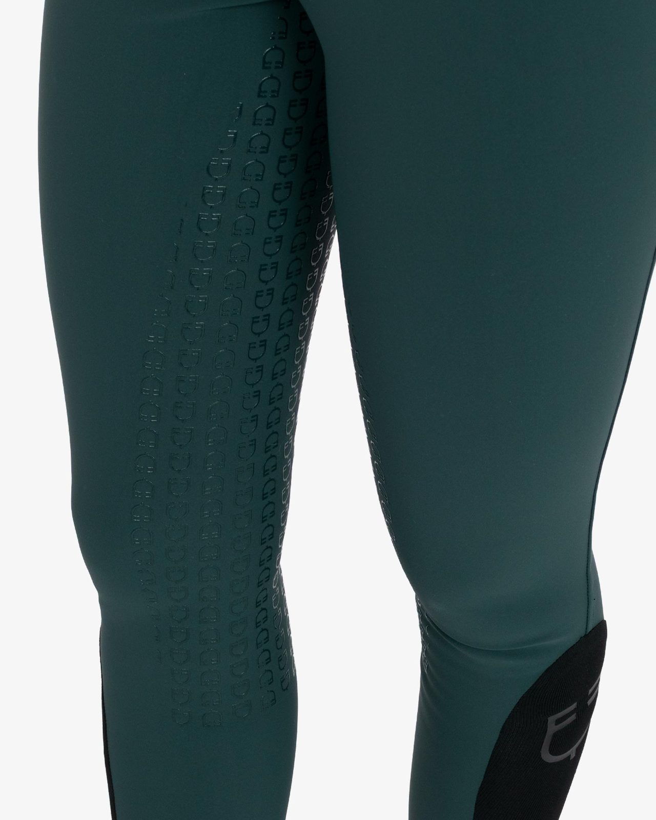 Women's high-waisted full grip breeches in bi-stretch fabric