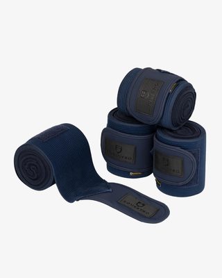 Fleece working bandages with elastic