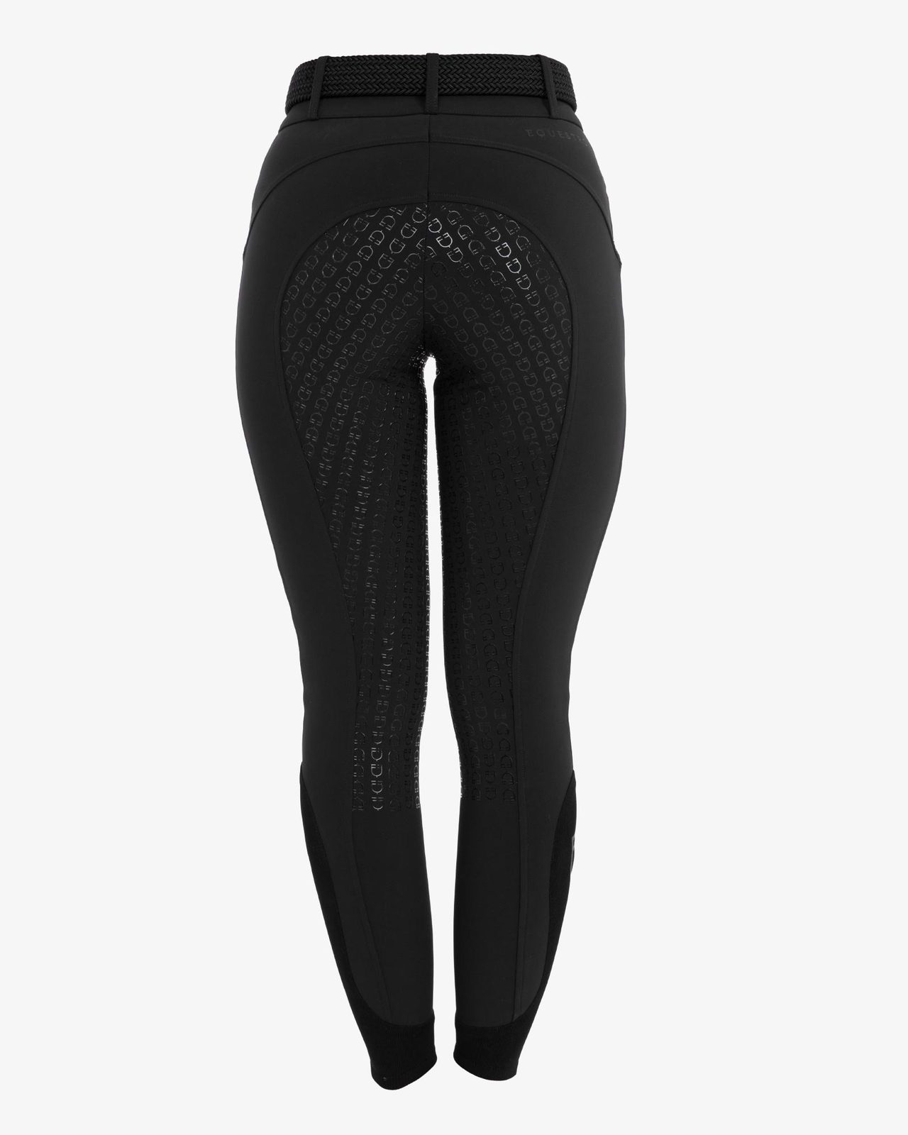 Women's high-waisted full grip breeches in bi-stretch fabric