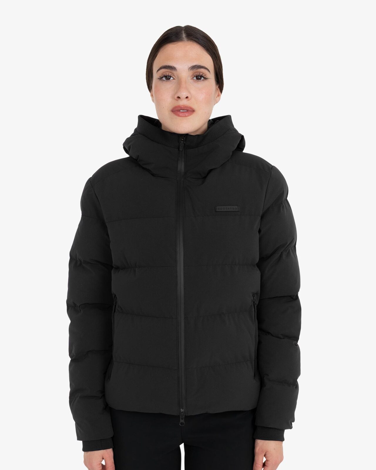 Women's hooded down jacket