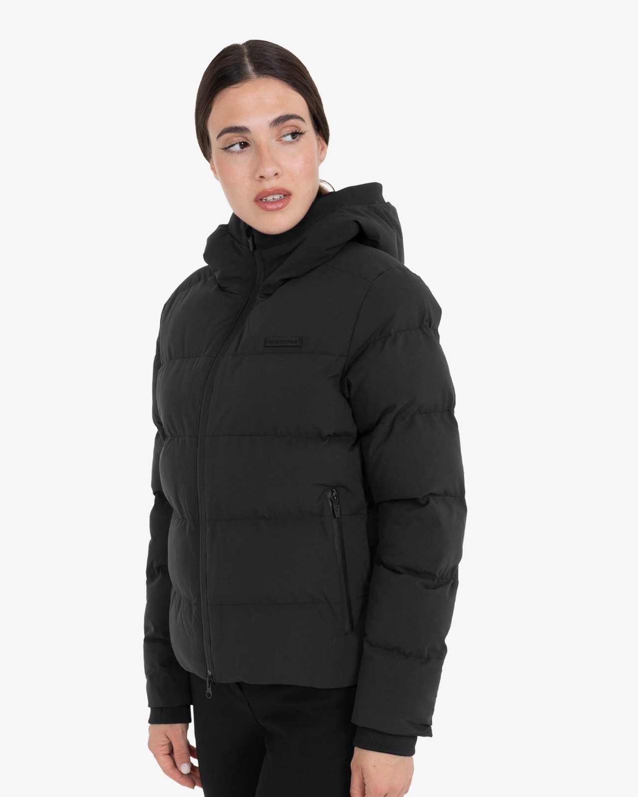 Women's hooded down jacket