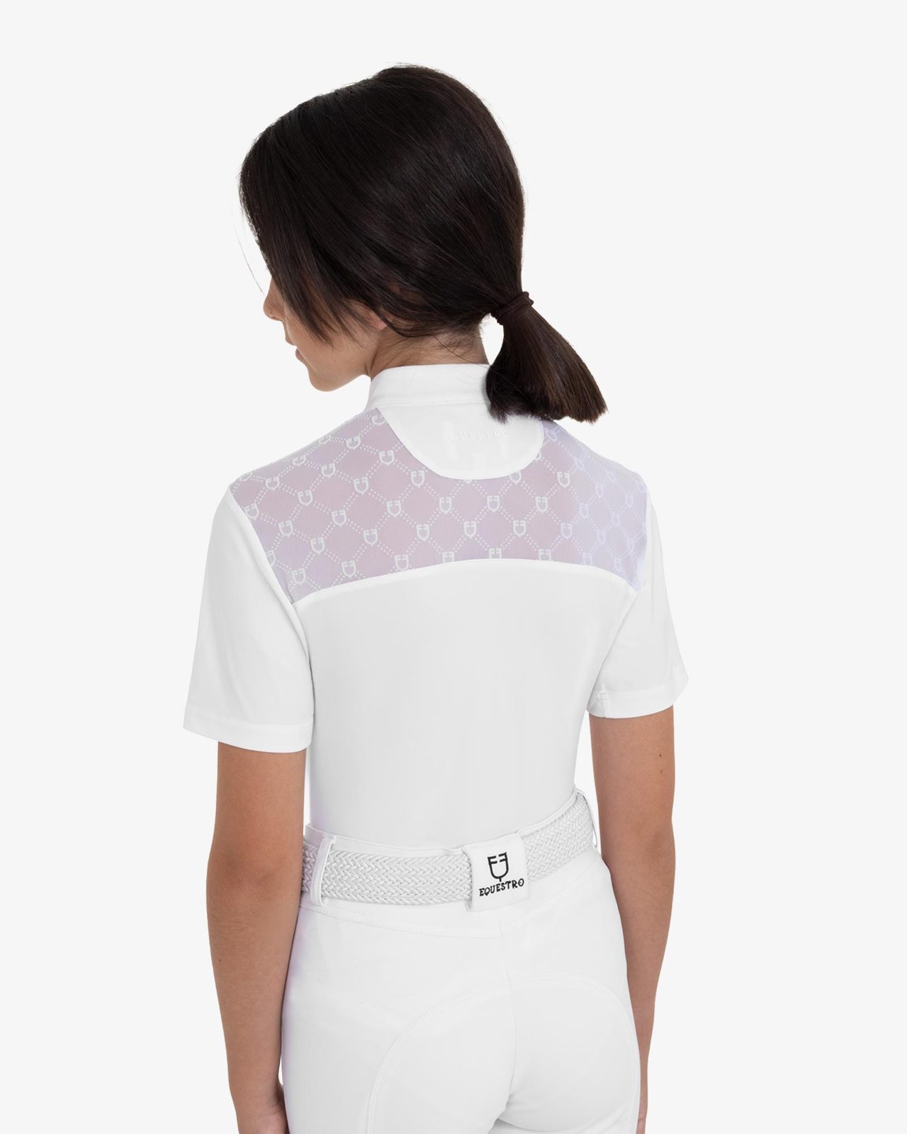 Girls’ competition polo shirt with tulle