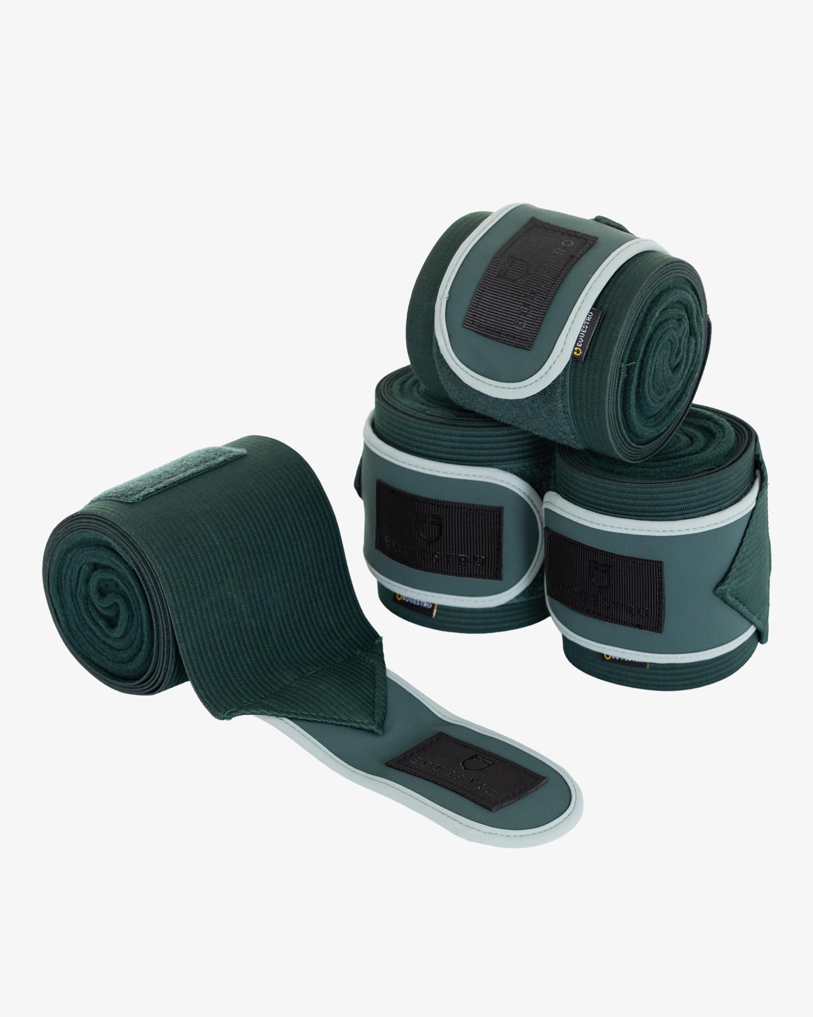 Fleece working bandages with elastic