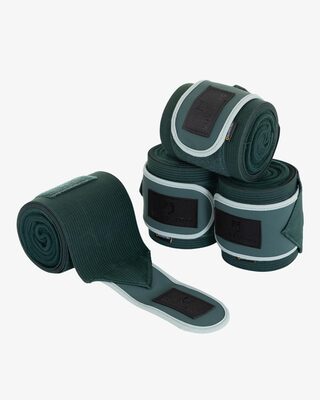 Fleece working bandages with elastic