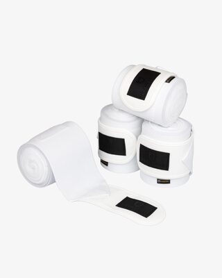 Fleece working bandages with elastic