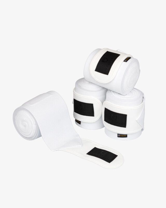 Fleece working bandages with elastic