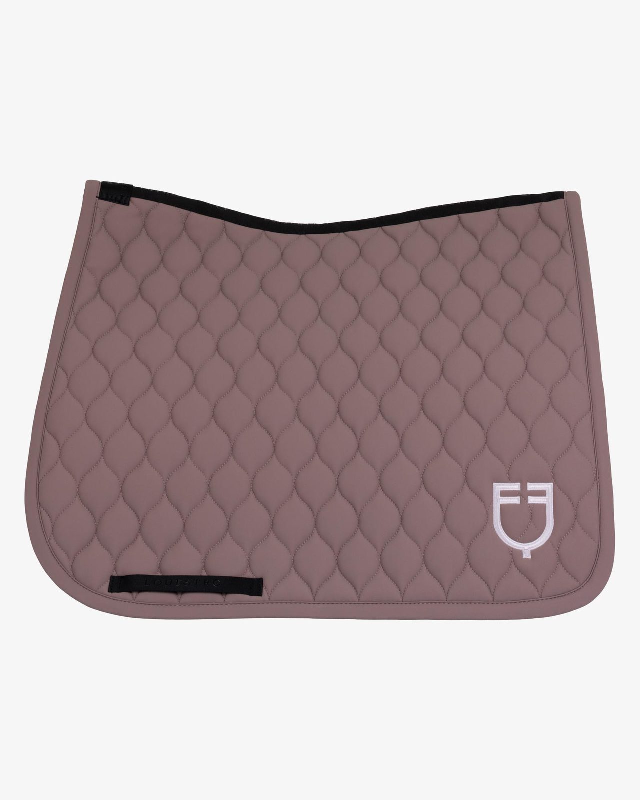 Dressage saddle pad with onion quilting