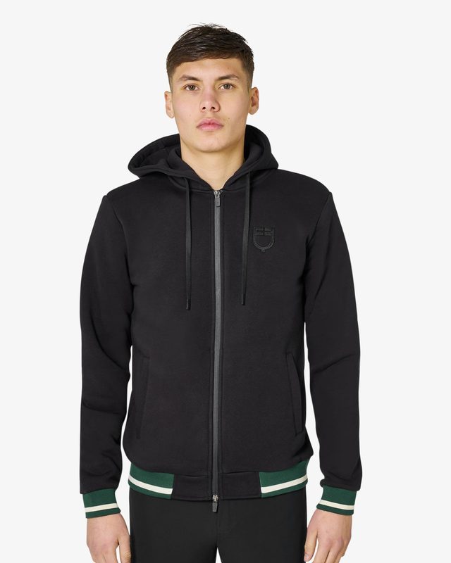 Men's hoodie with front zipper