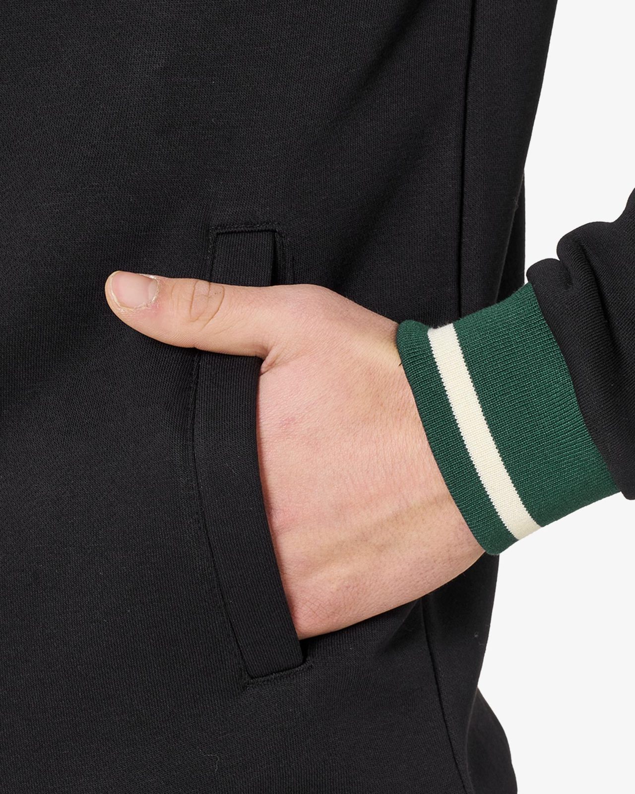 Men's hoodie with front zipper