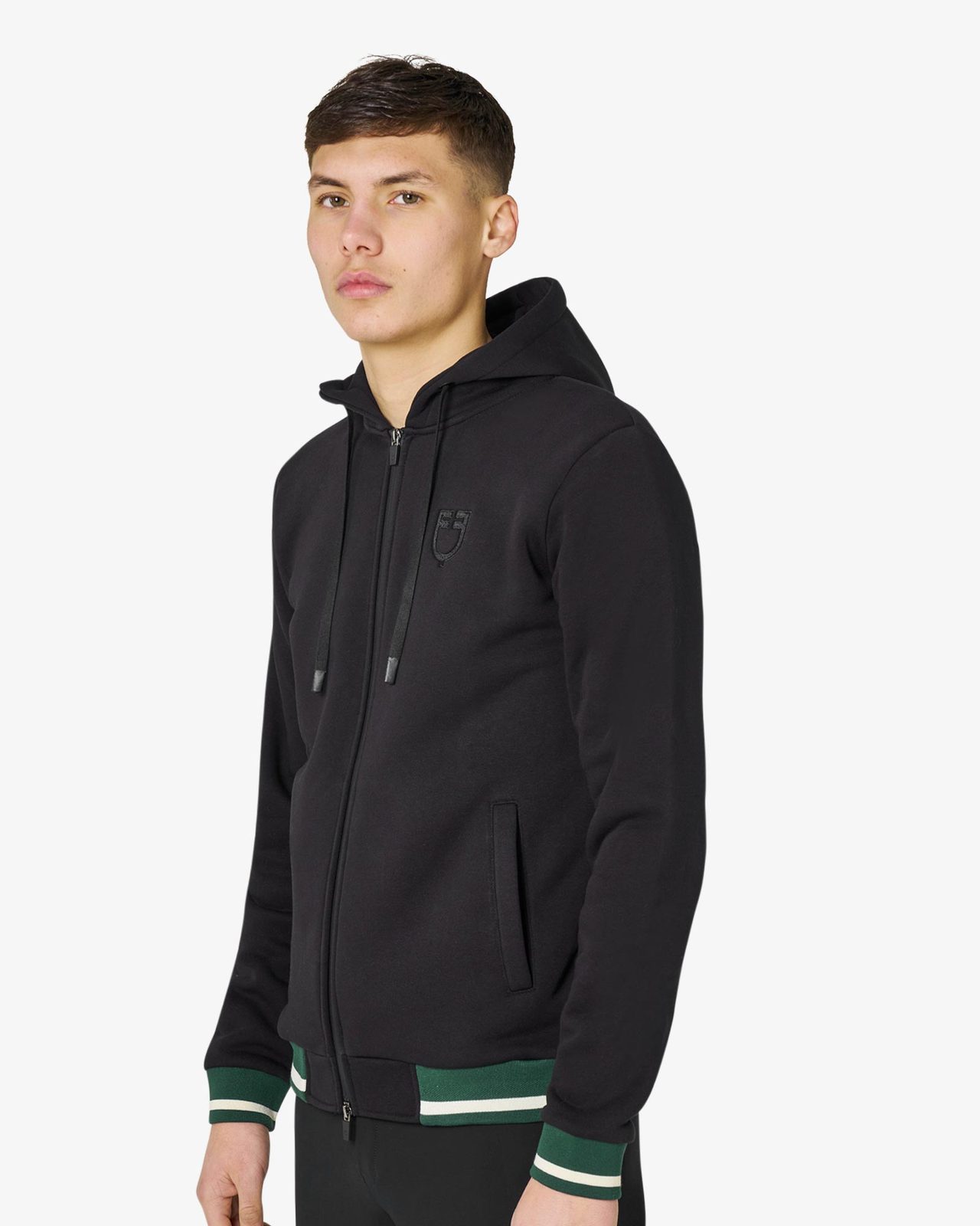 Men's hoodie with front zipper