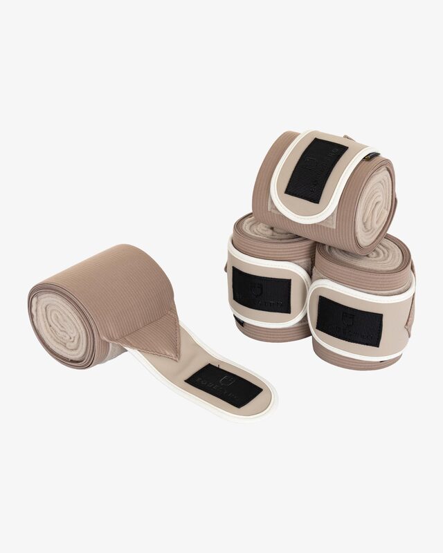 Fleece working bandages with elastic