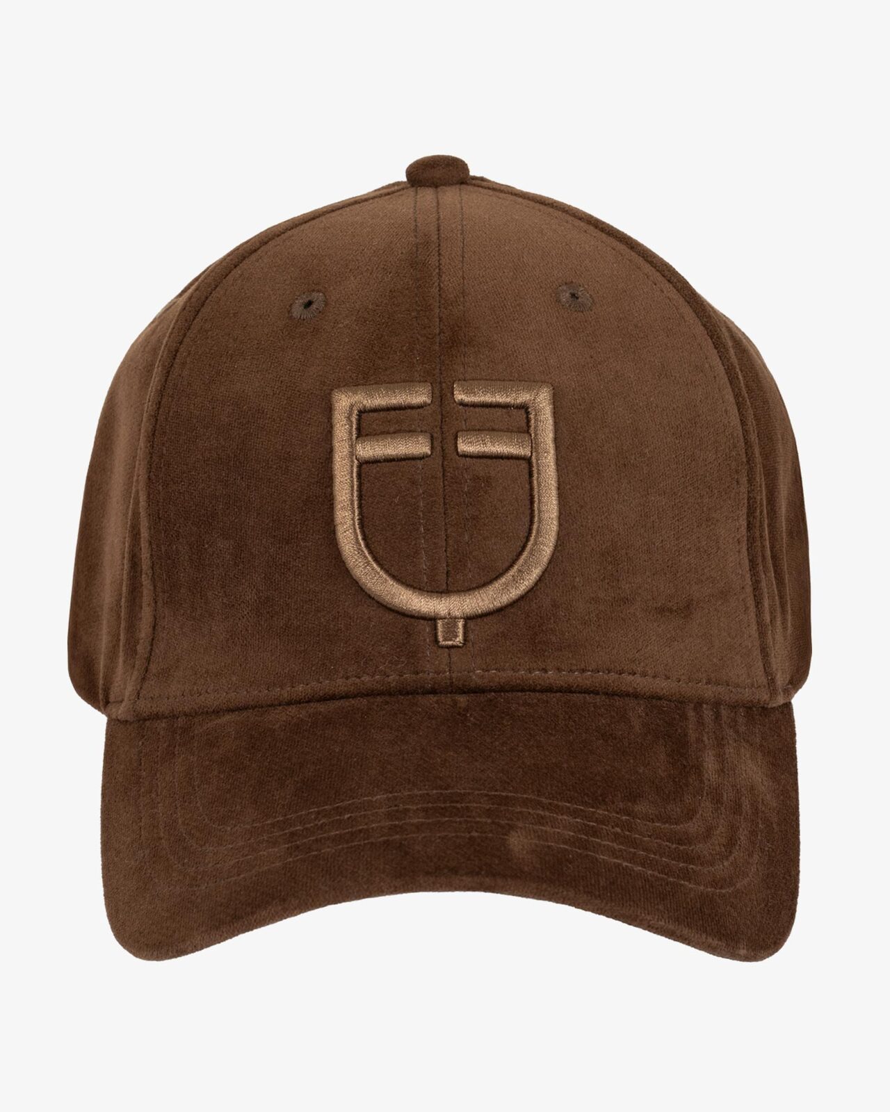 Cappellino unisex baseball in tessuto effetto velluto