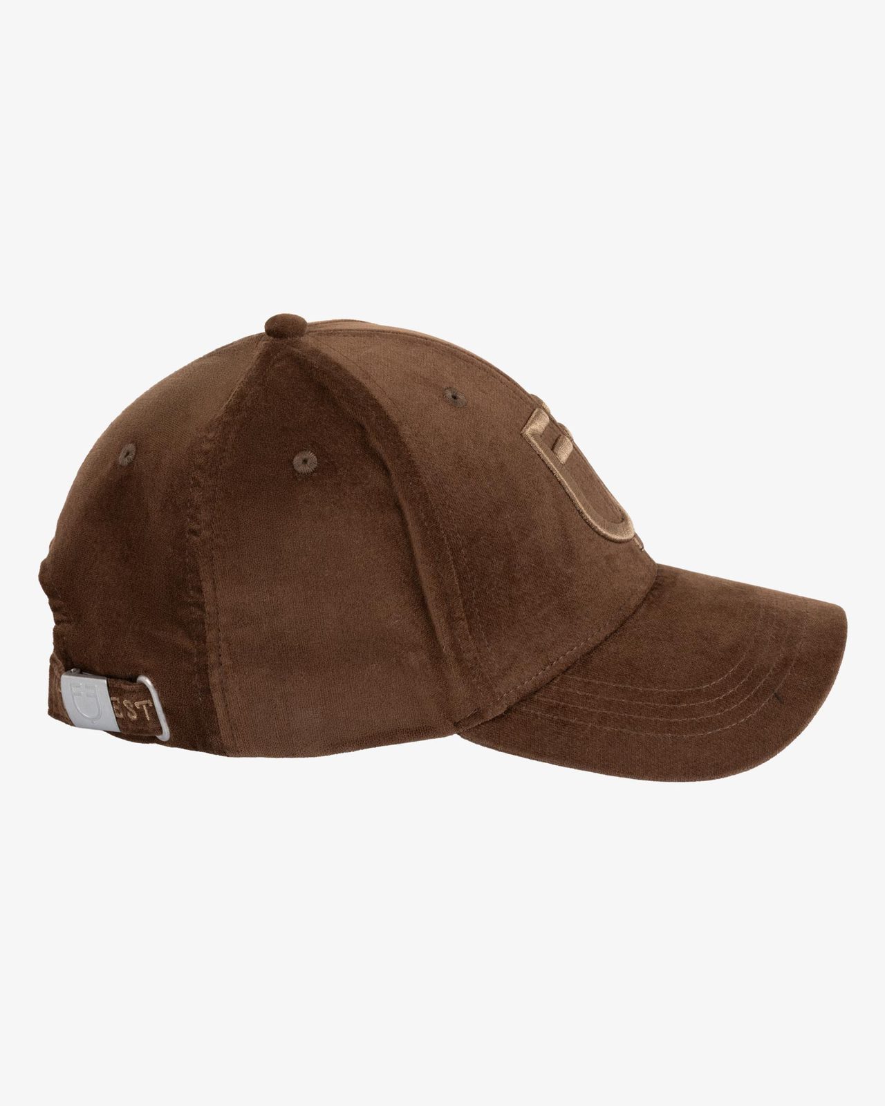 Cappellino unisex baseball in tessuto effetto velluto