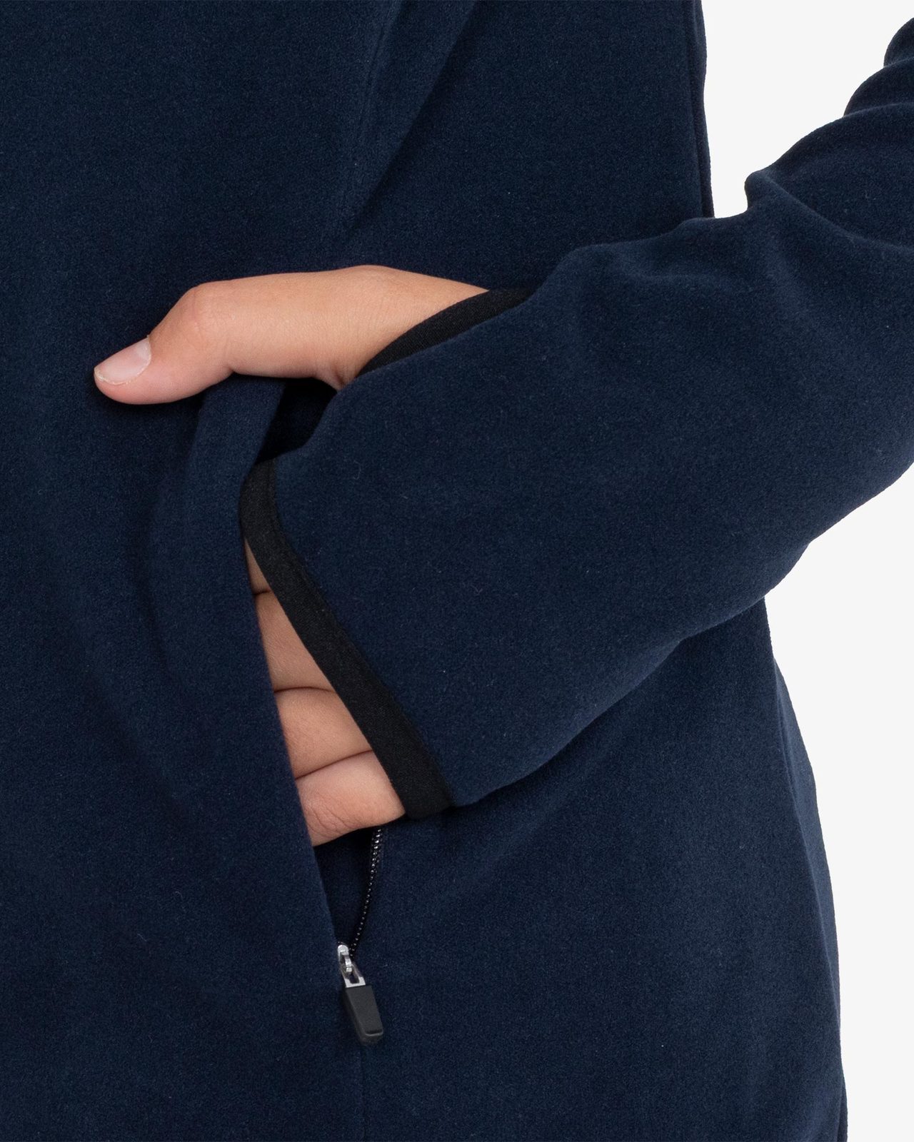 Kids' unisex fleece zip-up hoodie
