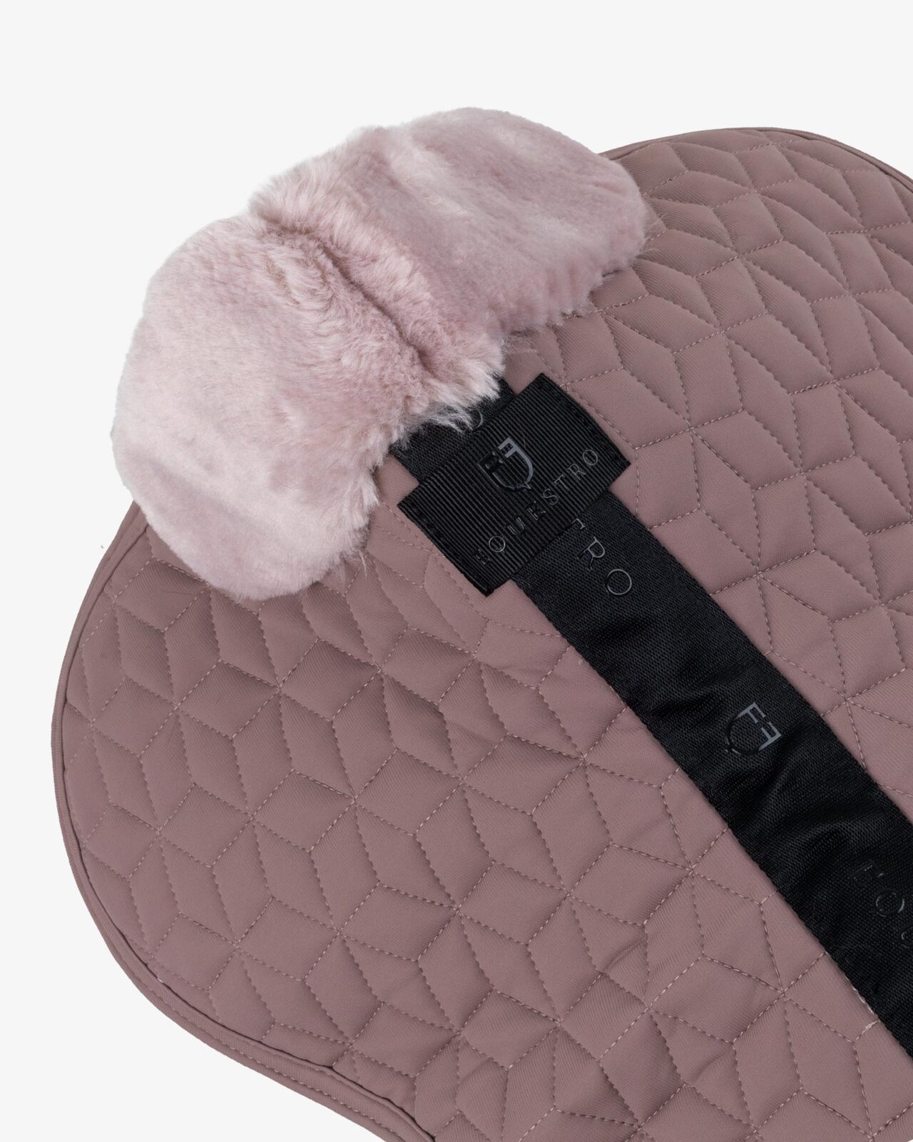 Pad in technical fabric and sheepskin with cube quilting