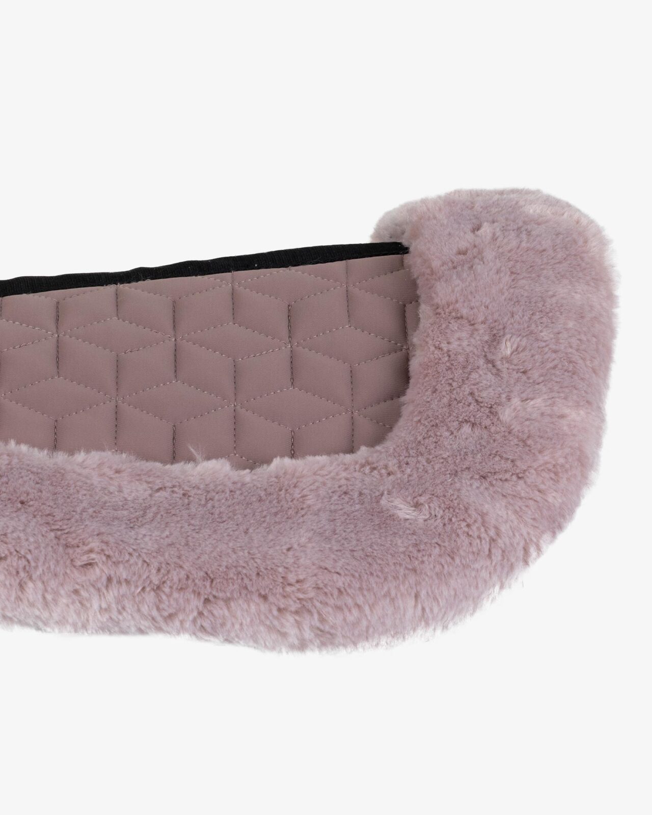 Pad in technical fabric and sheepskin with cube quilting
