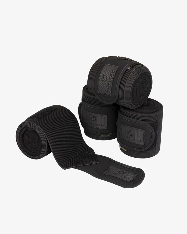 Fleece working bandages with elastic