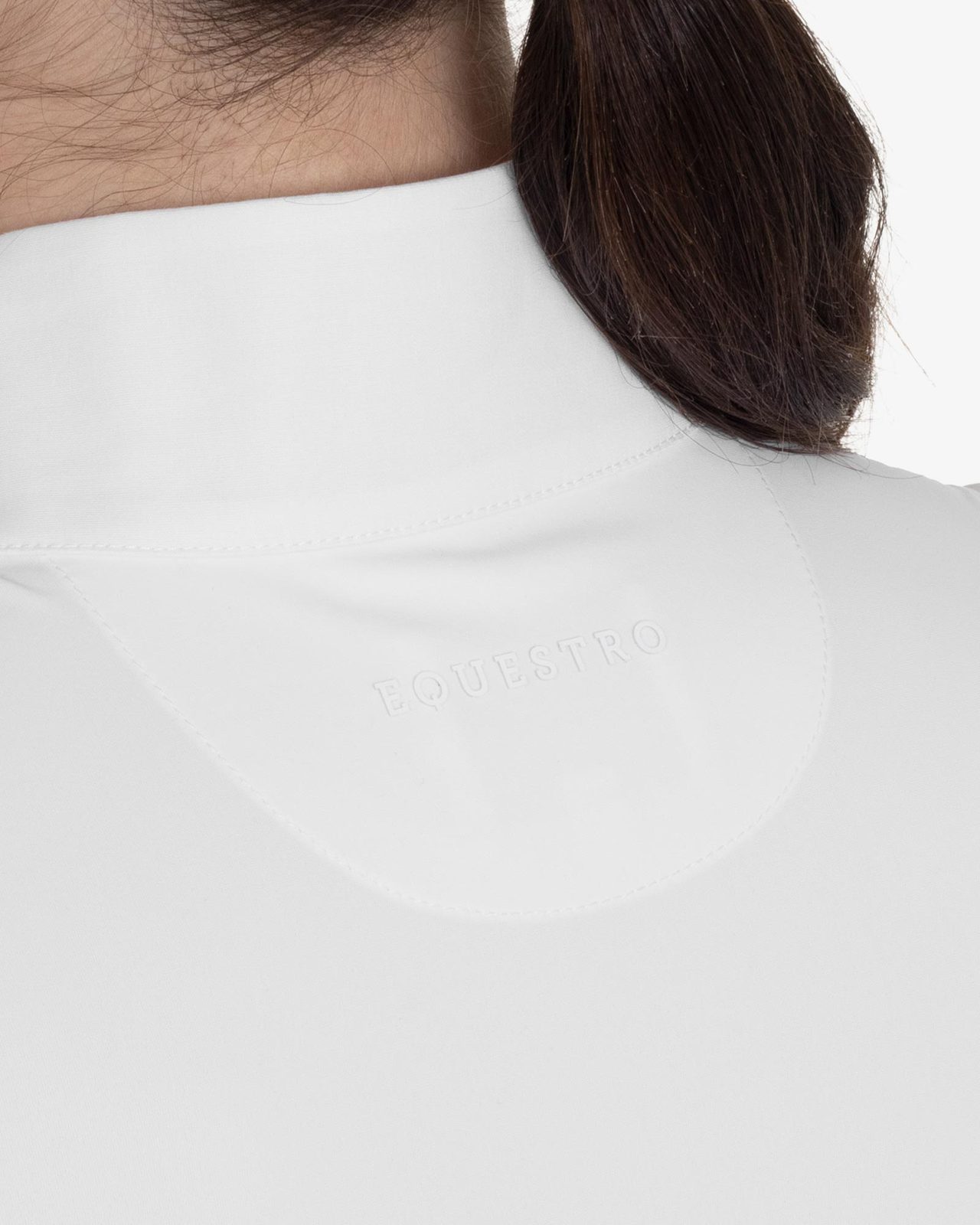 Women’s perforated long-sleeved competition polo shirt