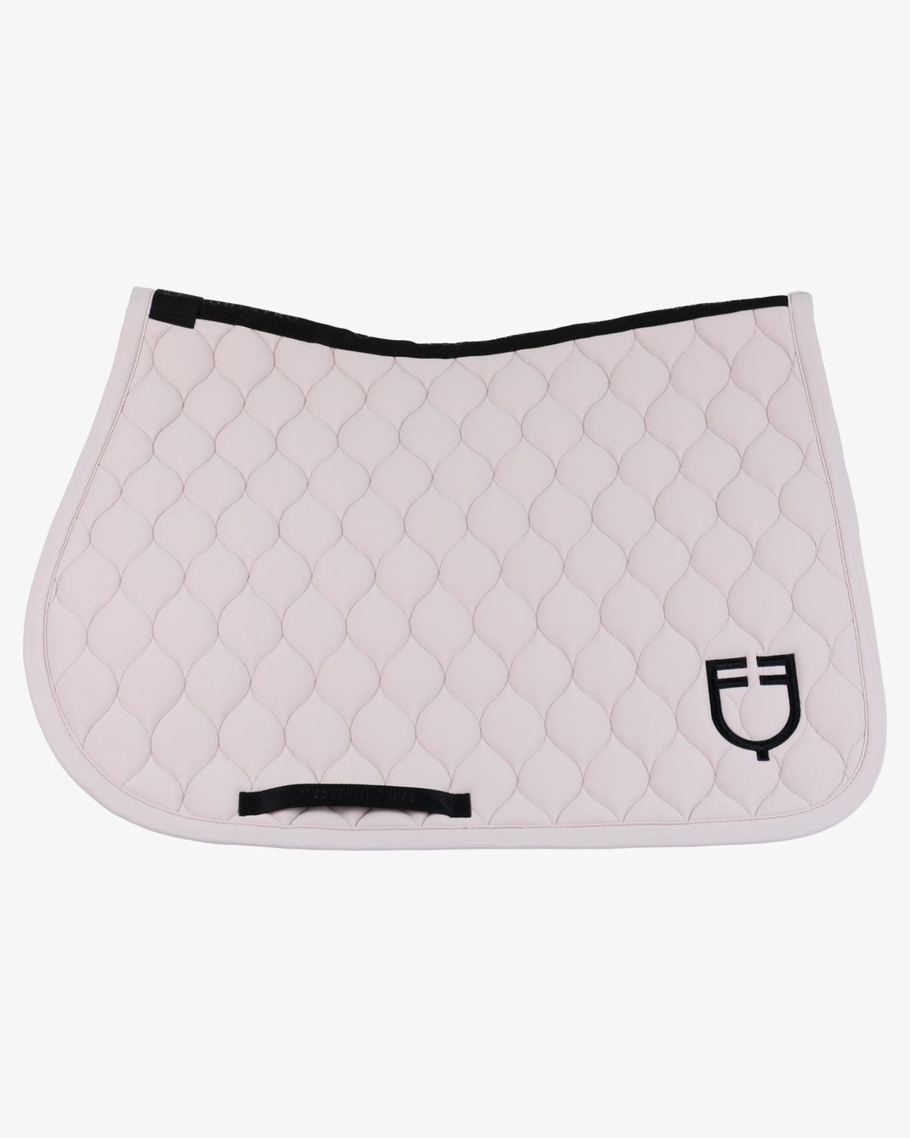 Jumping saddle pad with onion quilting
