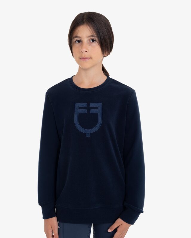 Kids' unisex crewneck fleece sweatshirt