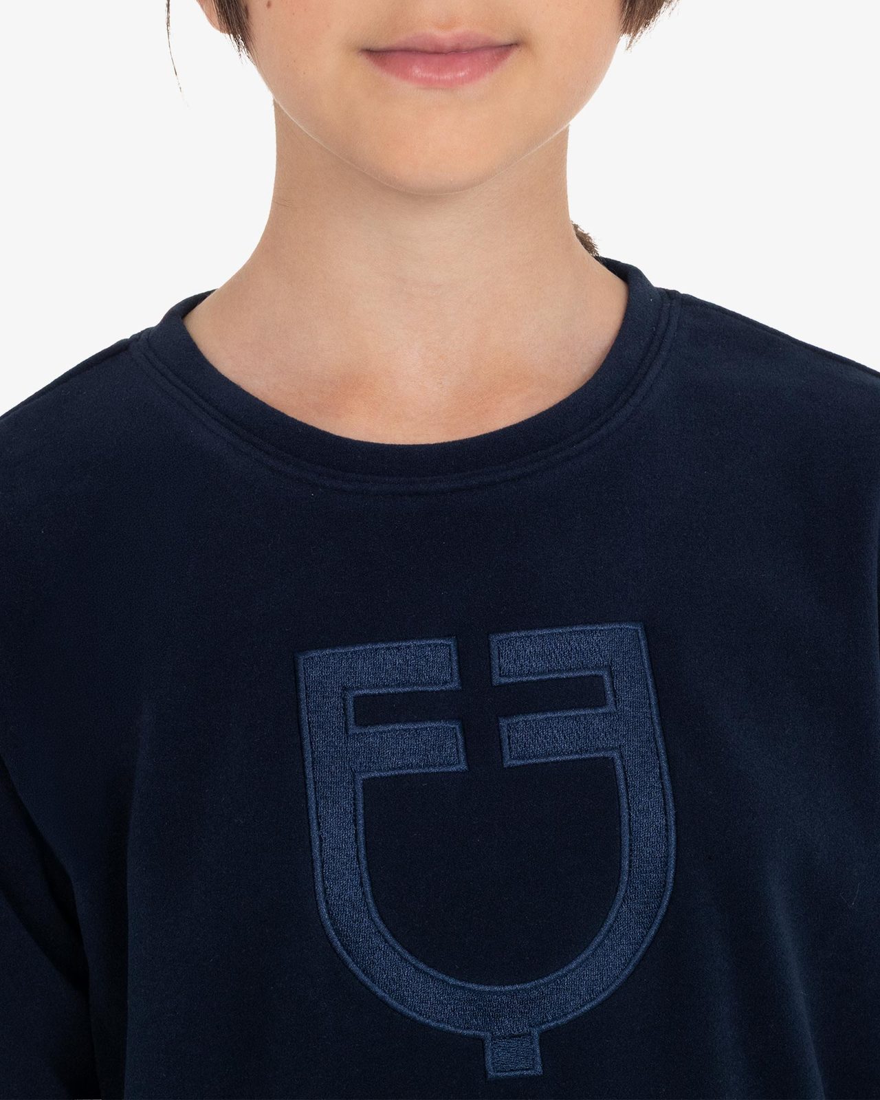 Kids' unisex crewneck fleece sweatshirt