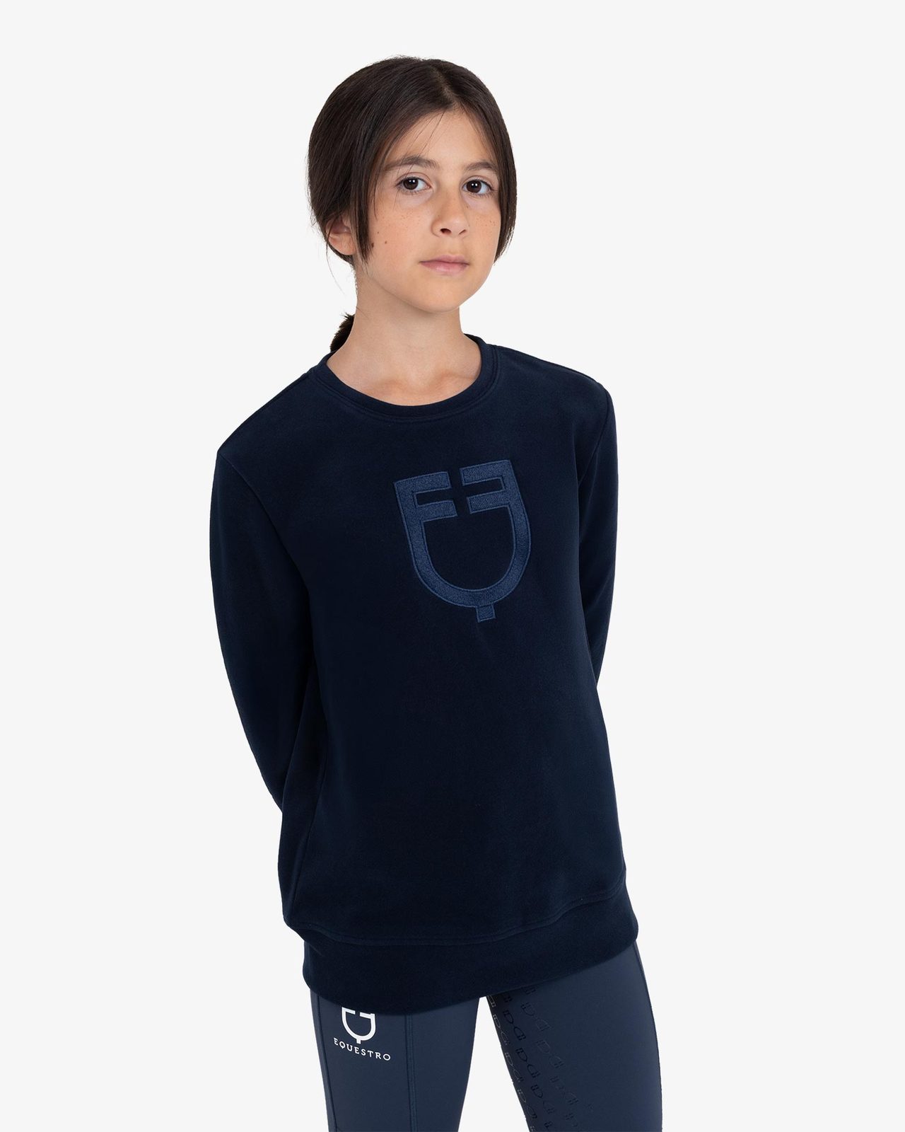 Kids' unisex crewneck fleece sweatshirt
