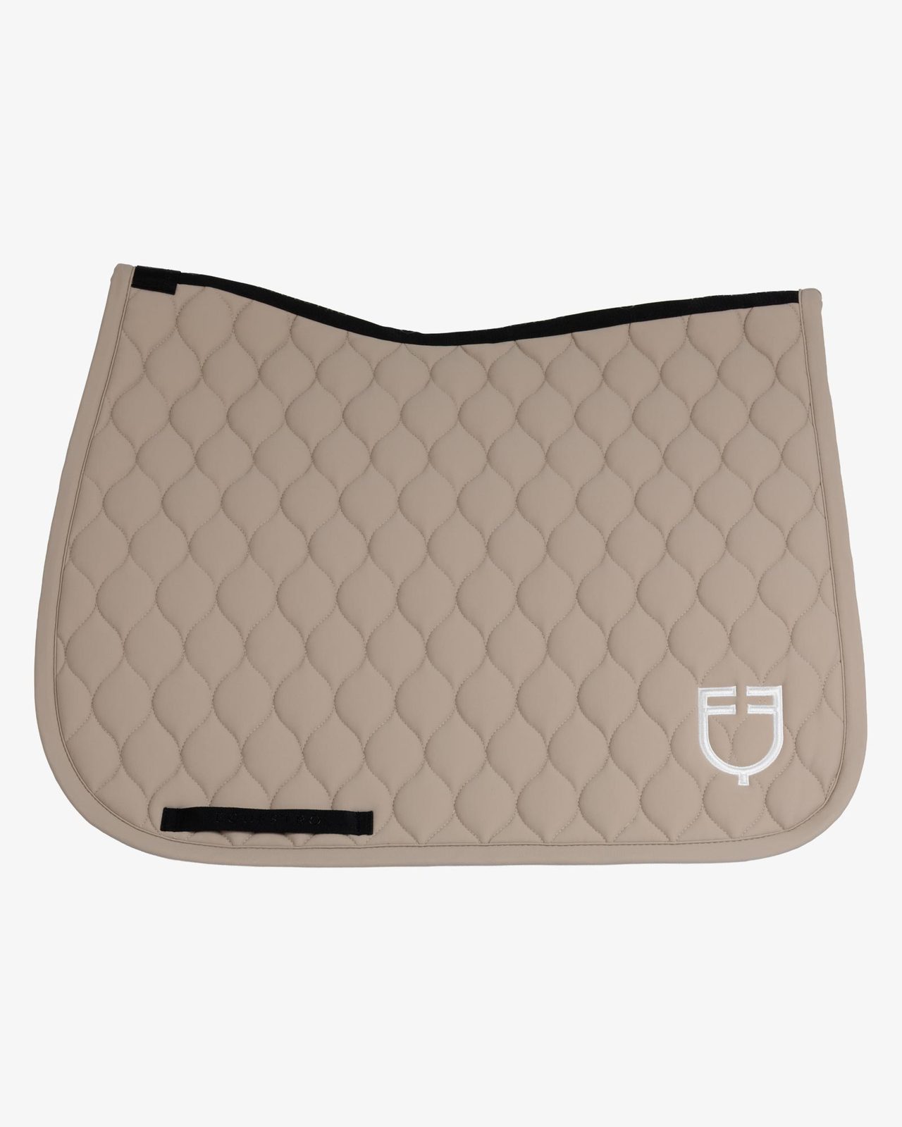 Dressage saddle pad with onion quilting