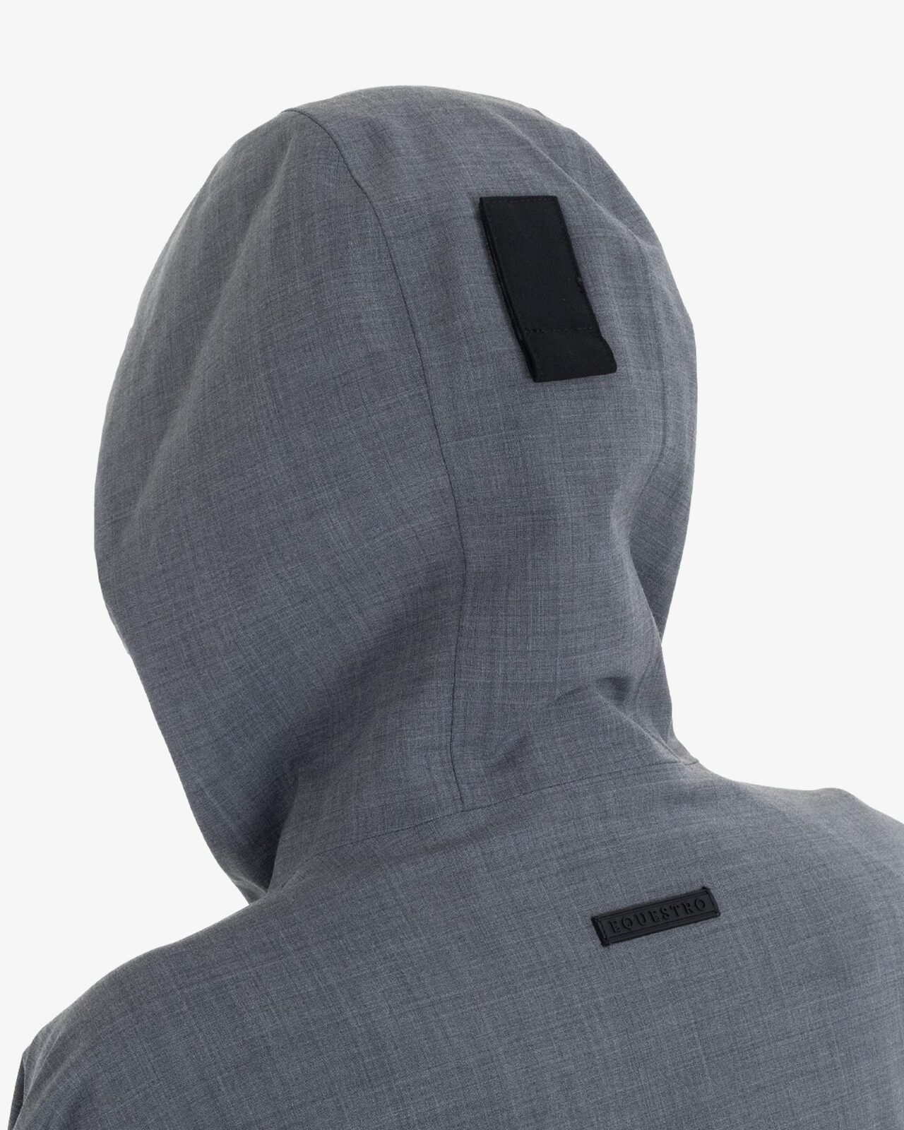 Women's rain-resistant cape in wool blend