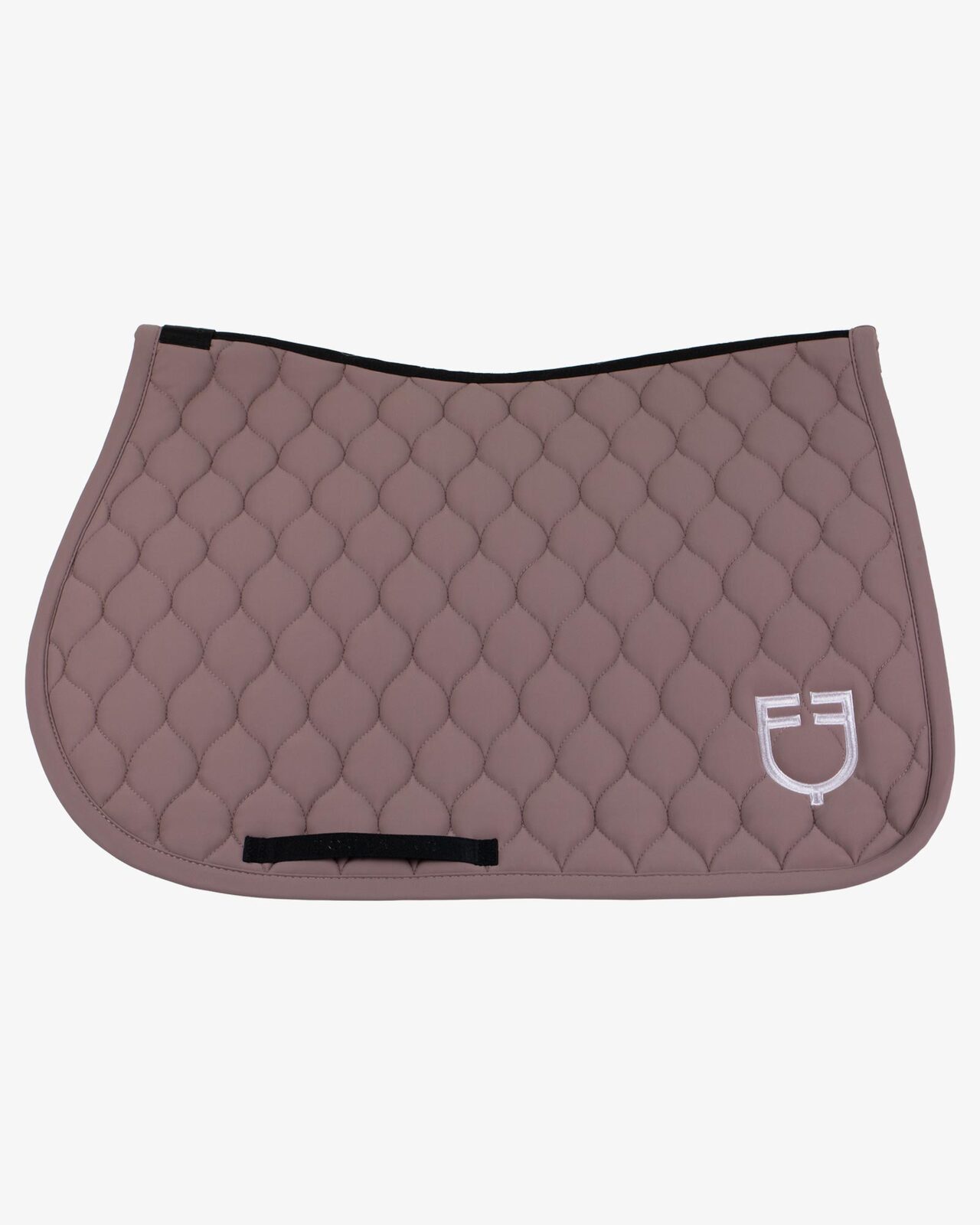 Jumping saddle pad with onion quilting