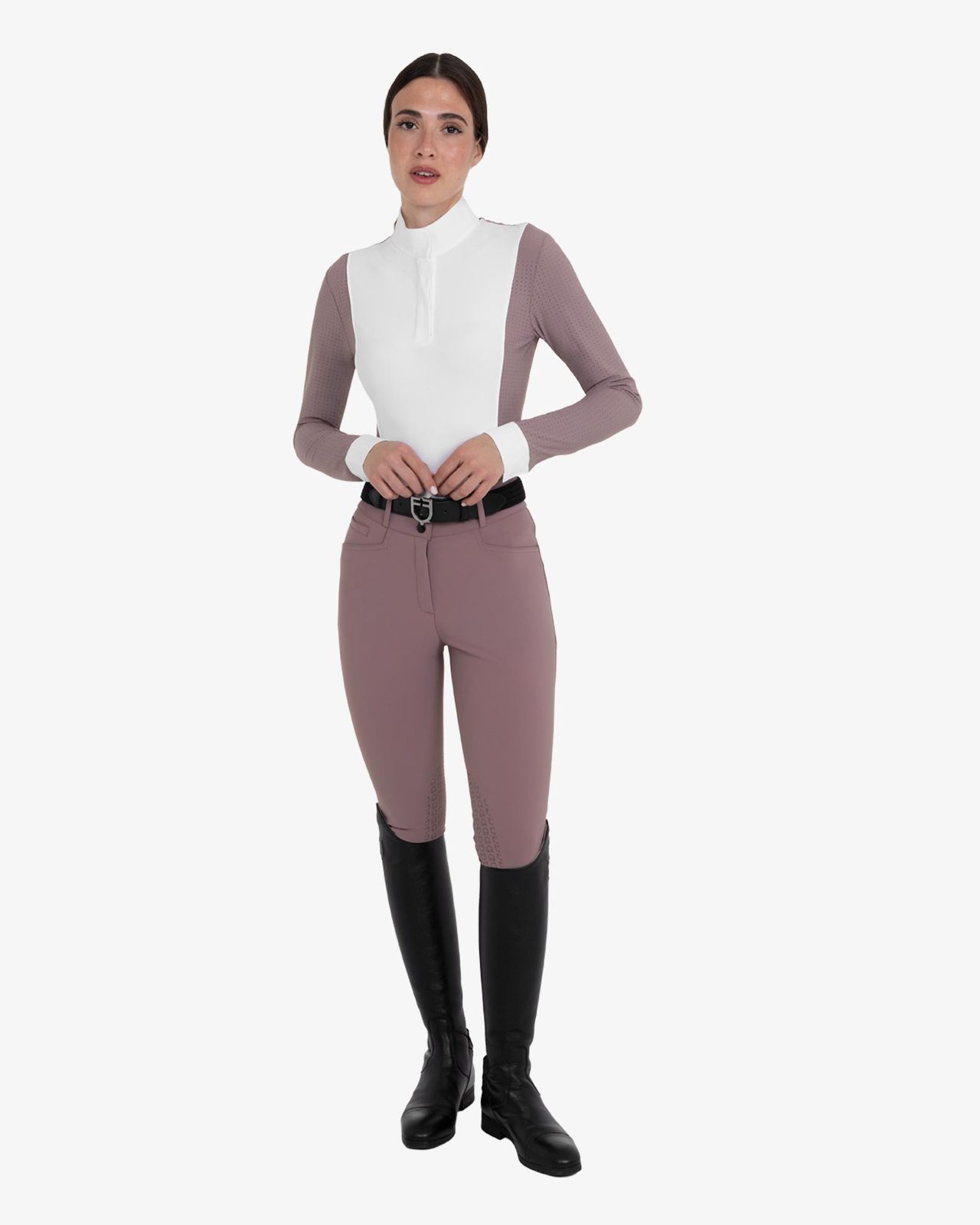 Women's high-waisted knee grip breeches