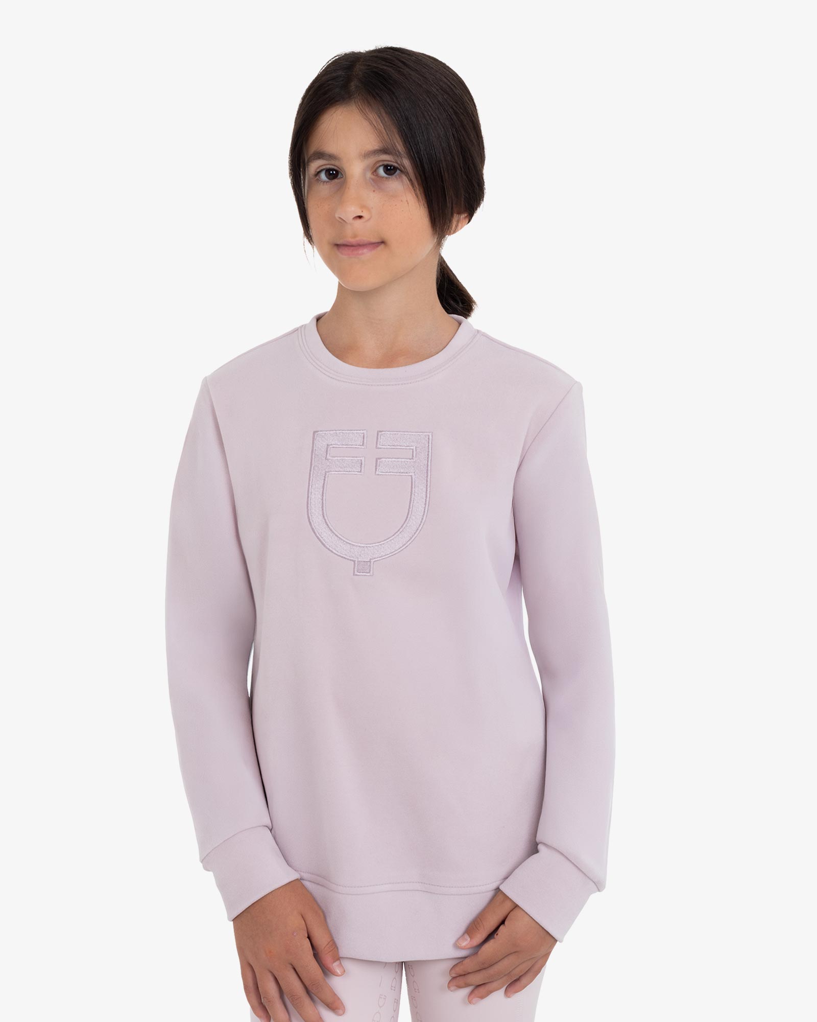 Kids' unisex crewneck fleece sweatshirt