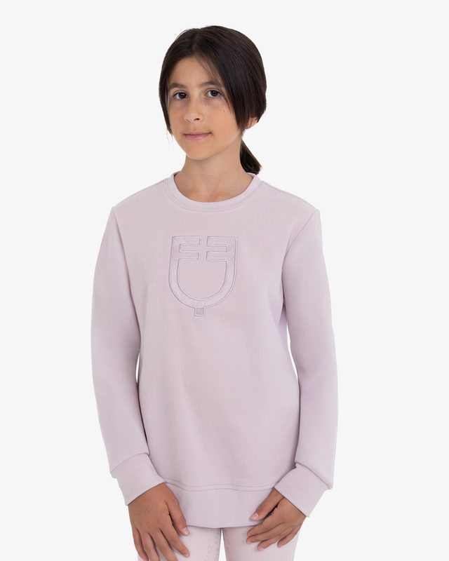 Kids' unisex crewneck fleece sweatshirt