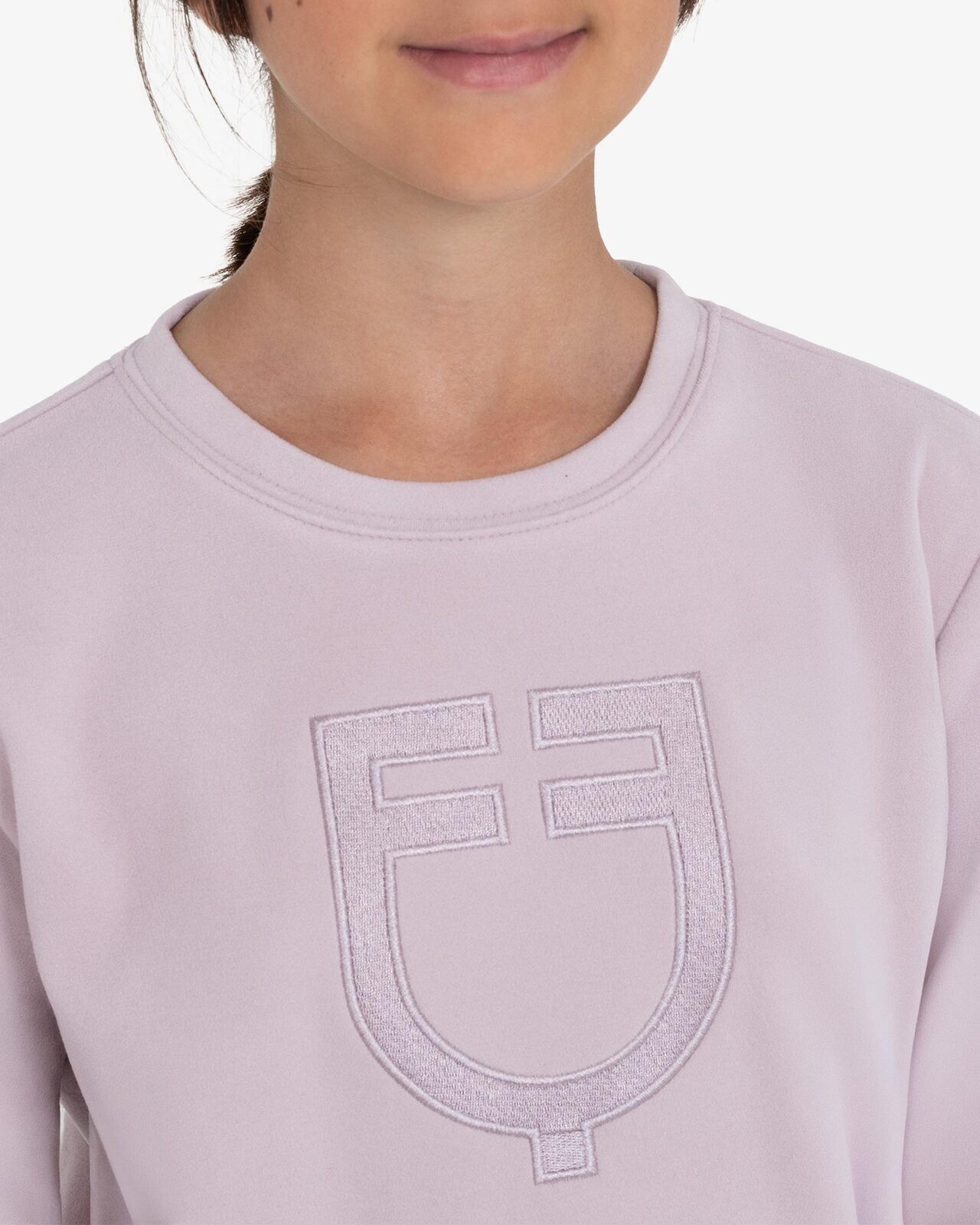 Kids' unisex crewneck fleece sweatshirt