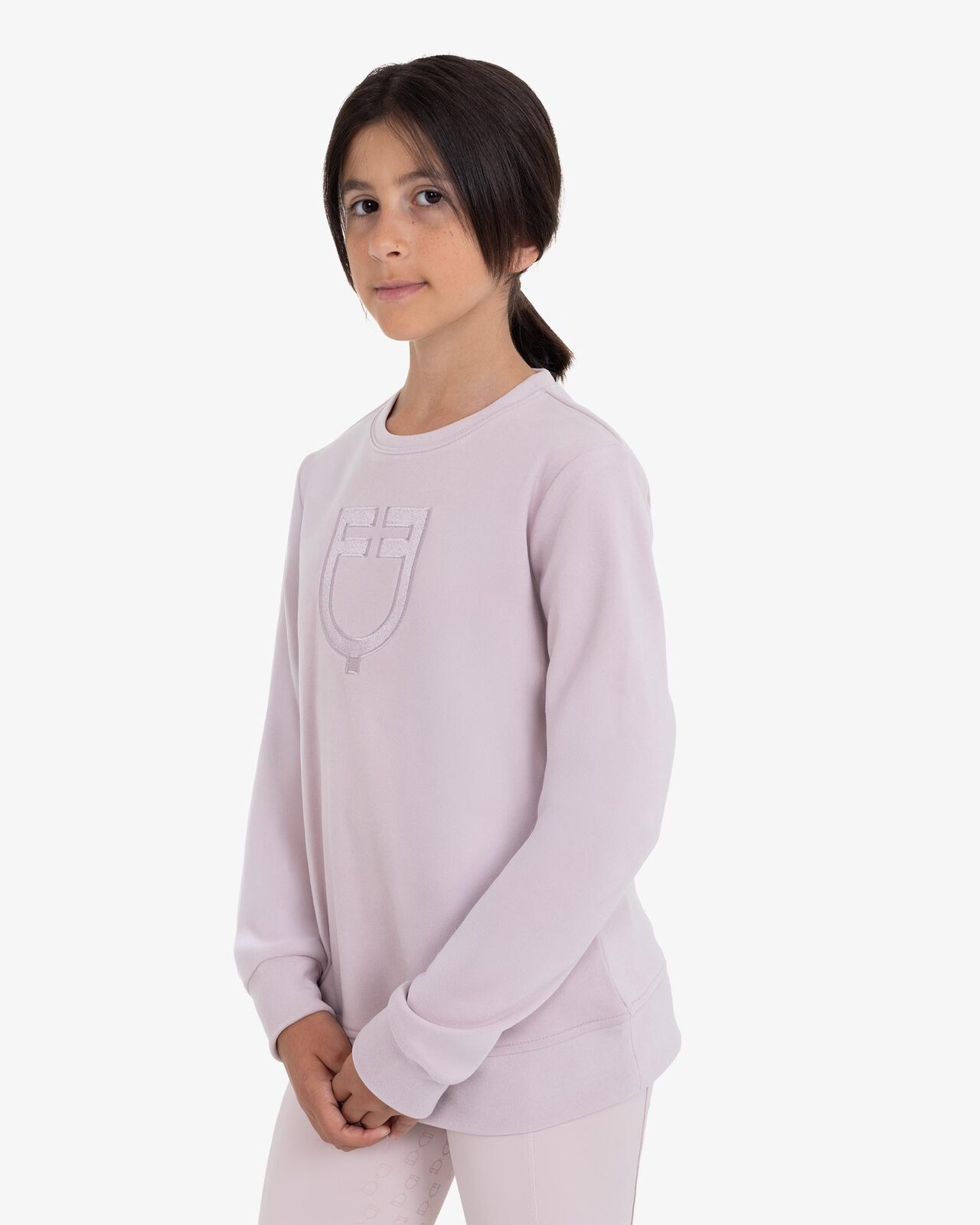 Kids' unisex crewneck fleece sweatshirt