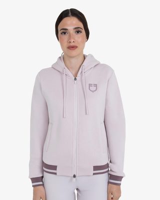 Women's hoodie with front zipper