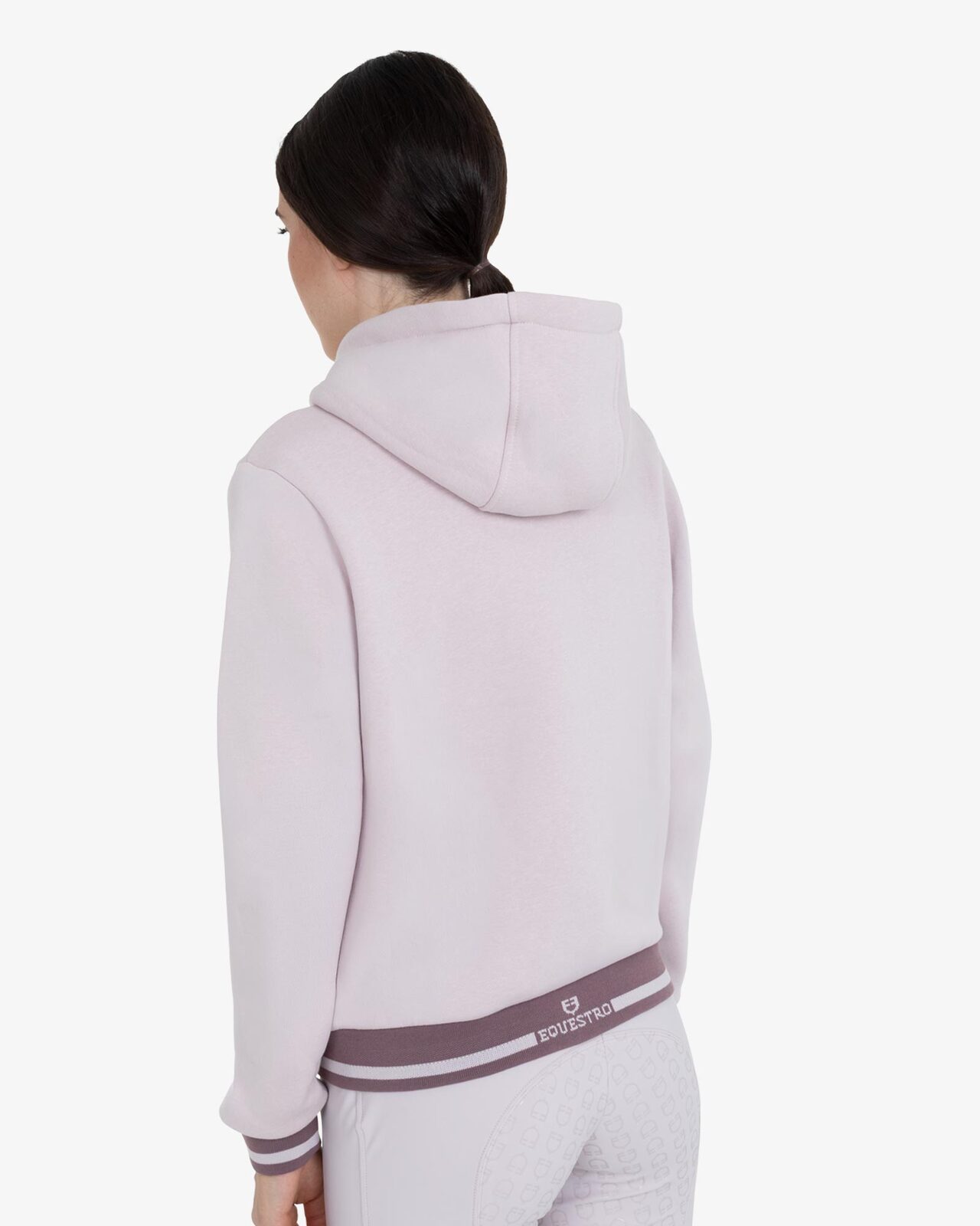 Women's hoodie with front zipper